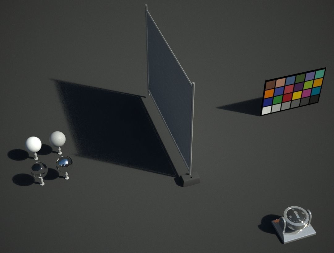 Mesh Heras Fence Low-poly 3D model_1