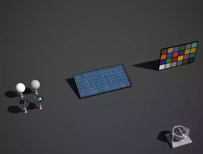 Low Poly Solar Panel
