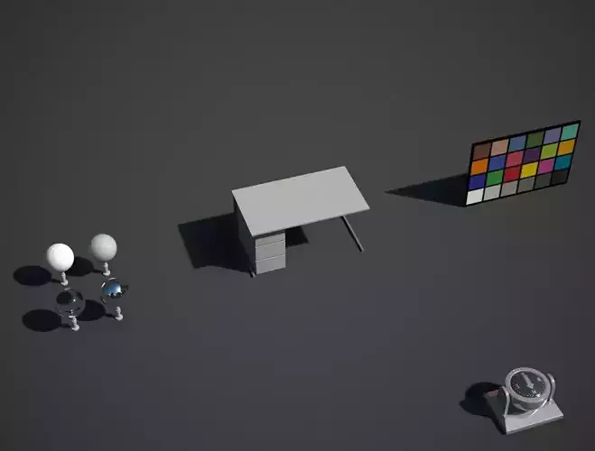 Office Desk with Cabinet