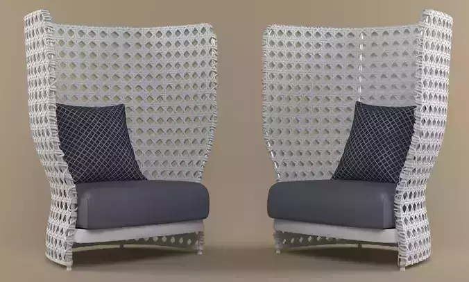 Garden chair Free 3D model