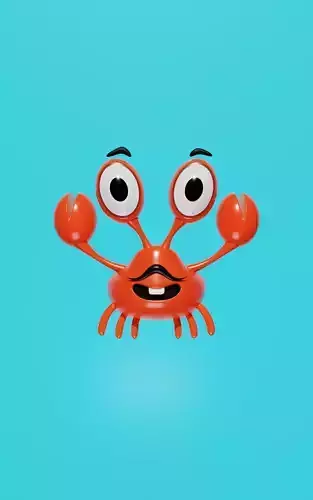 Happy crab
