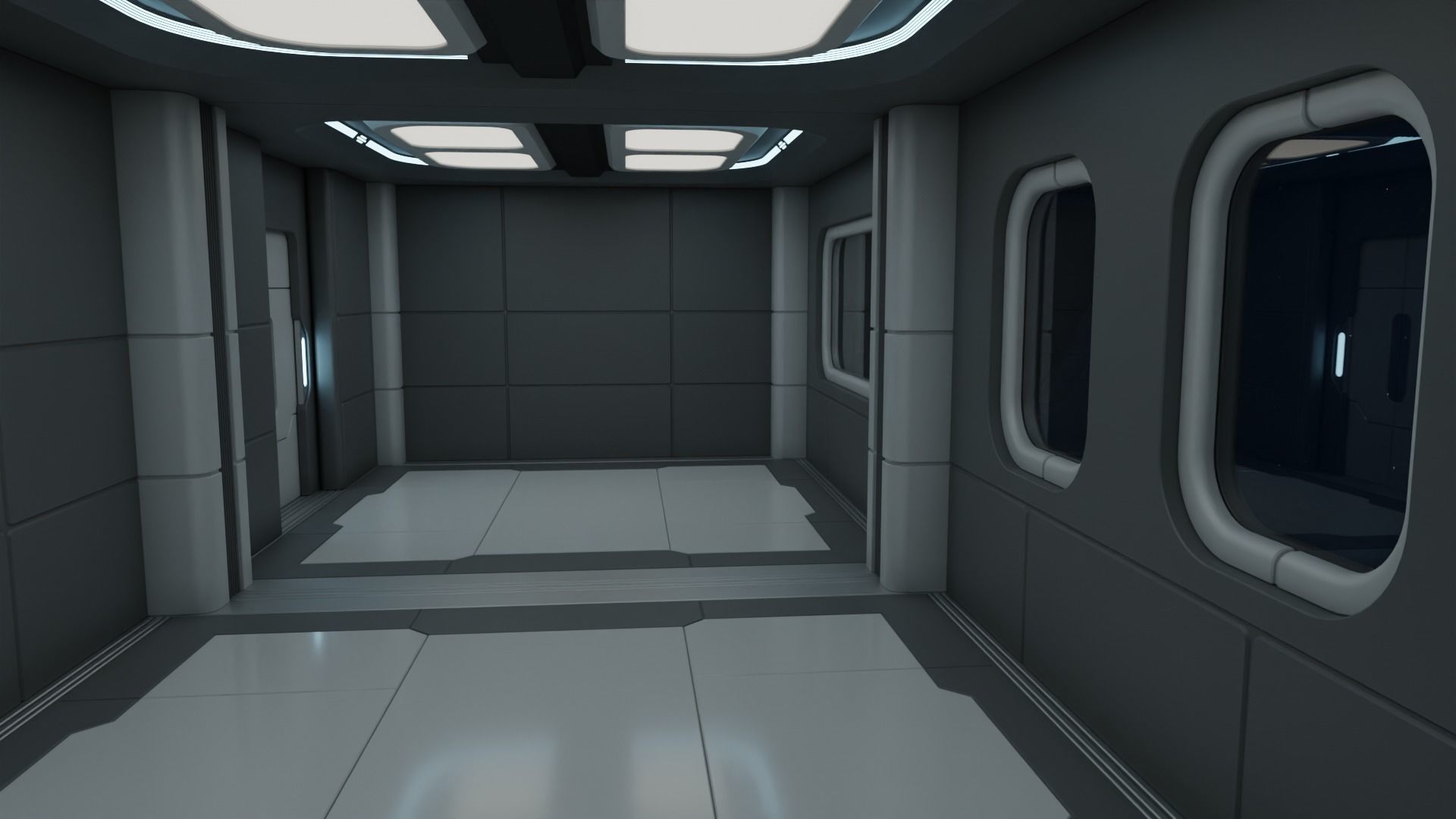 Sci Fi Quarters Kit 1 3D model_3