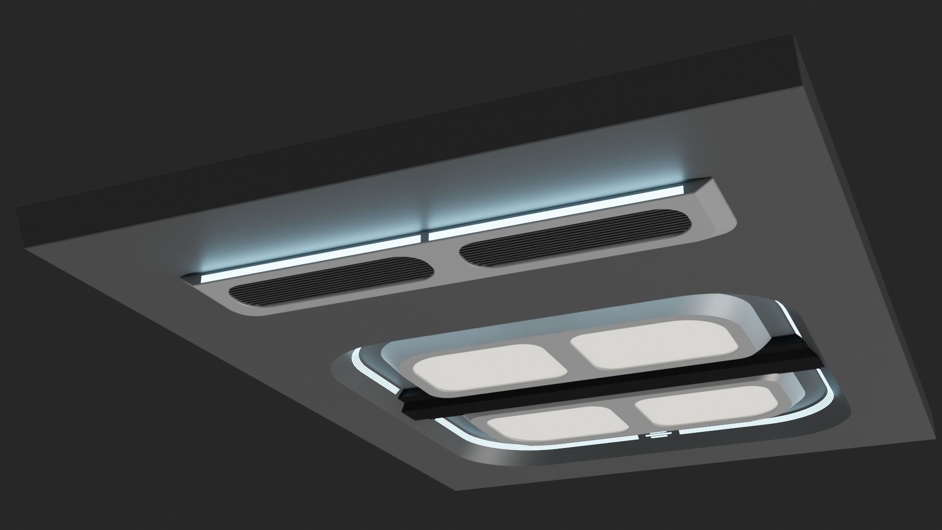 Sci Fi Quarters Kit 1 3D model_10