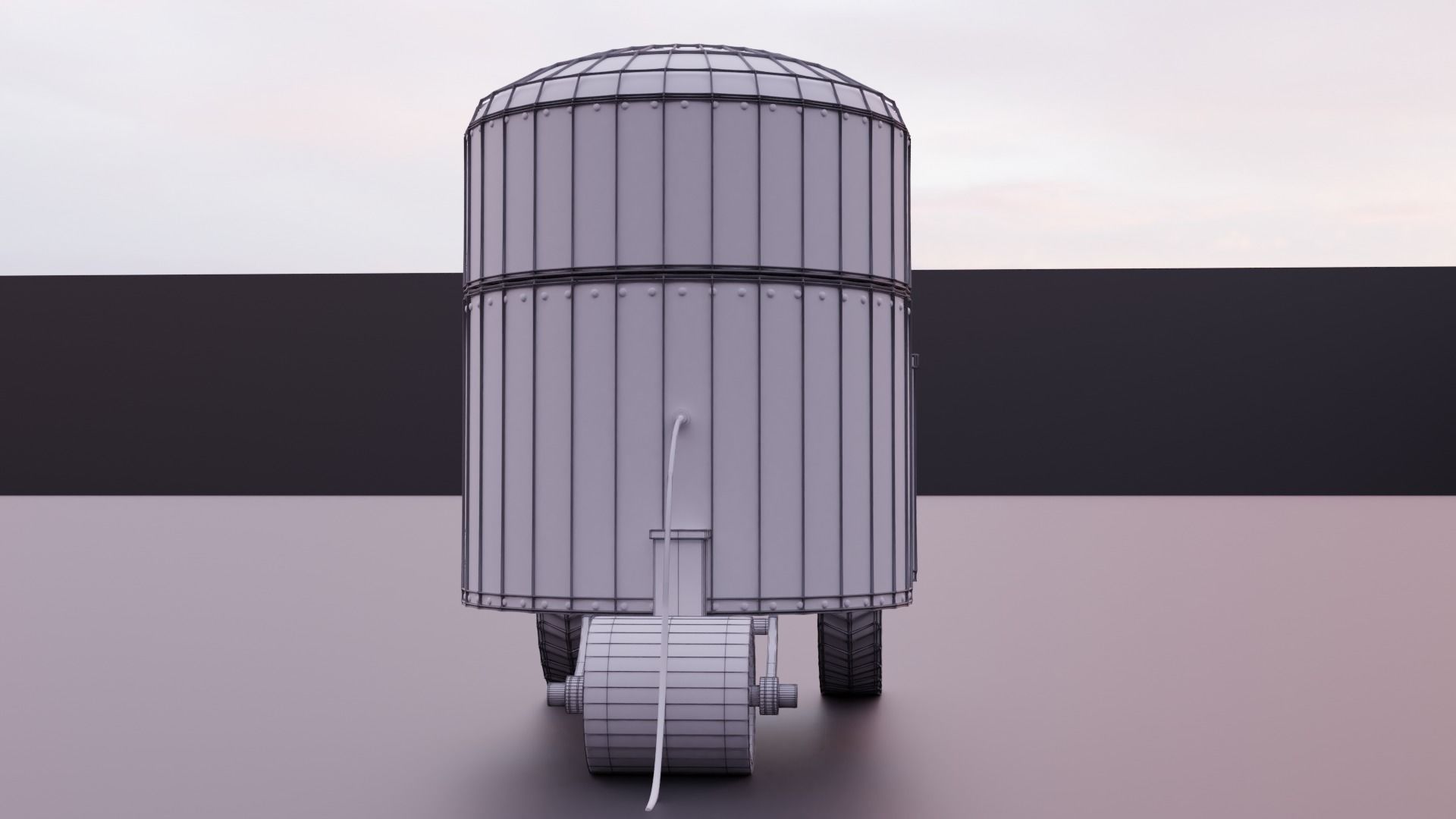 Aubriot Gabet WW1 Tank 3D print model_8