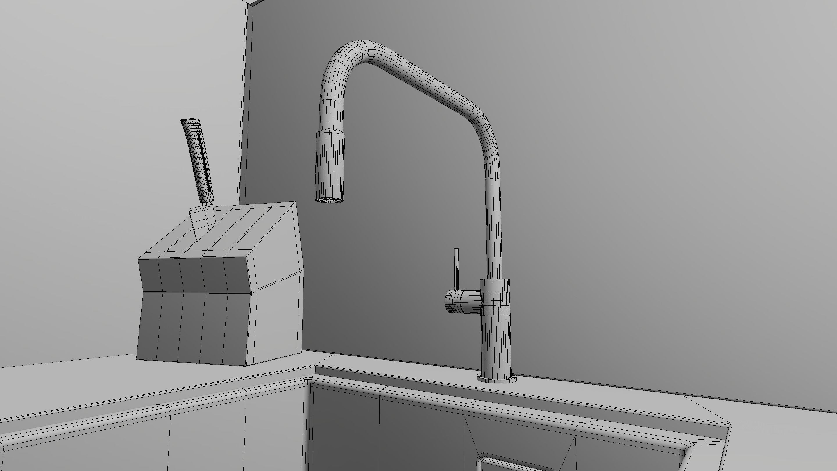 Layout Interior 26 sqm 3D model_23