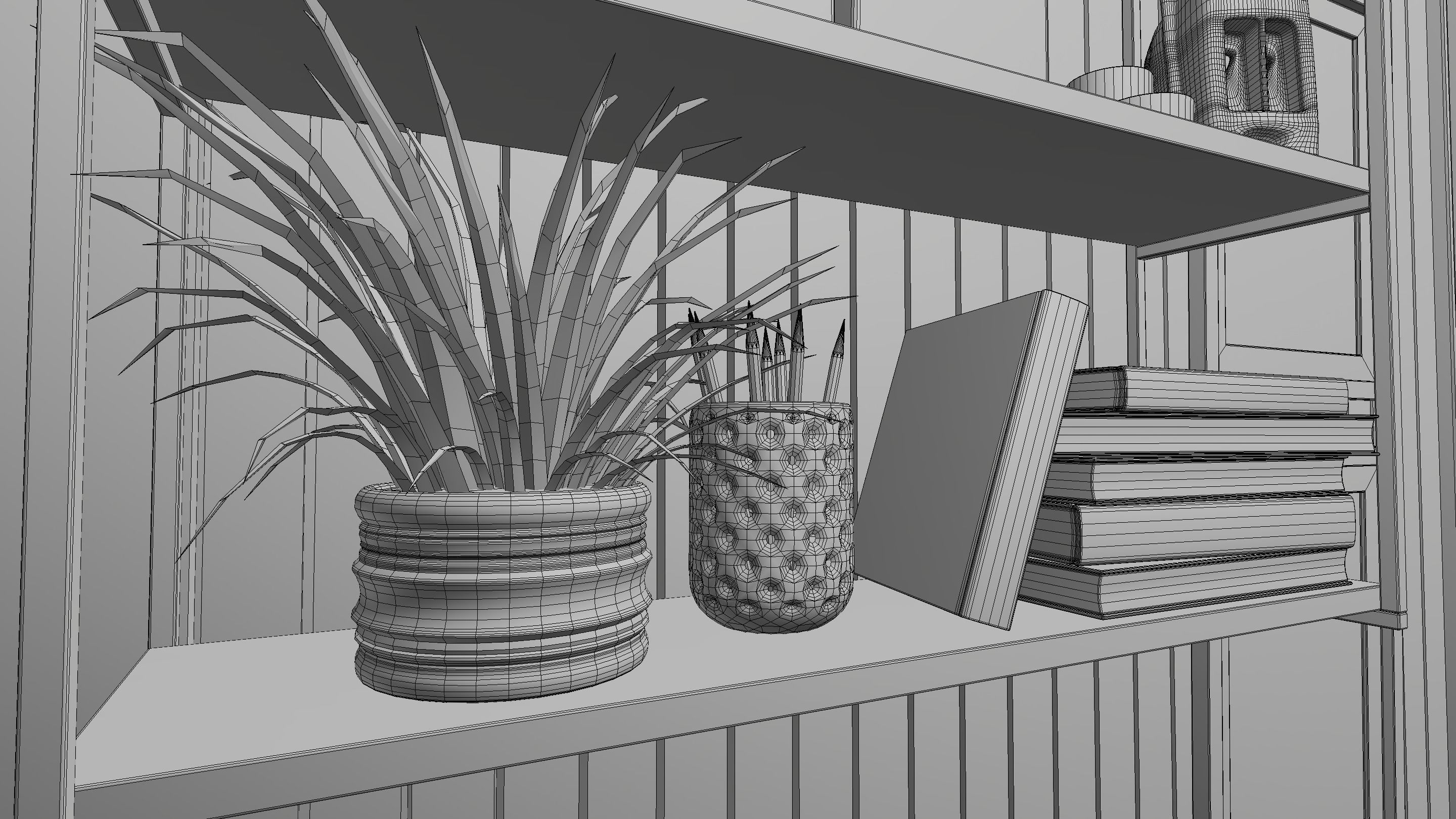 Layout Interior 26 sqm 3D model_30