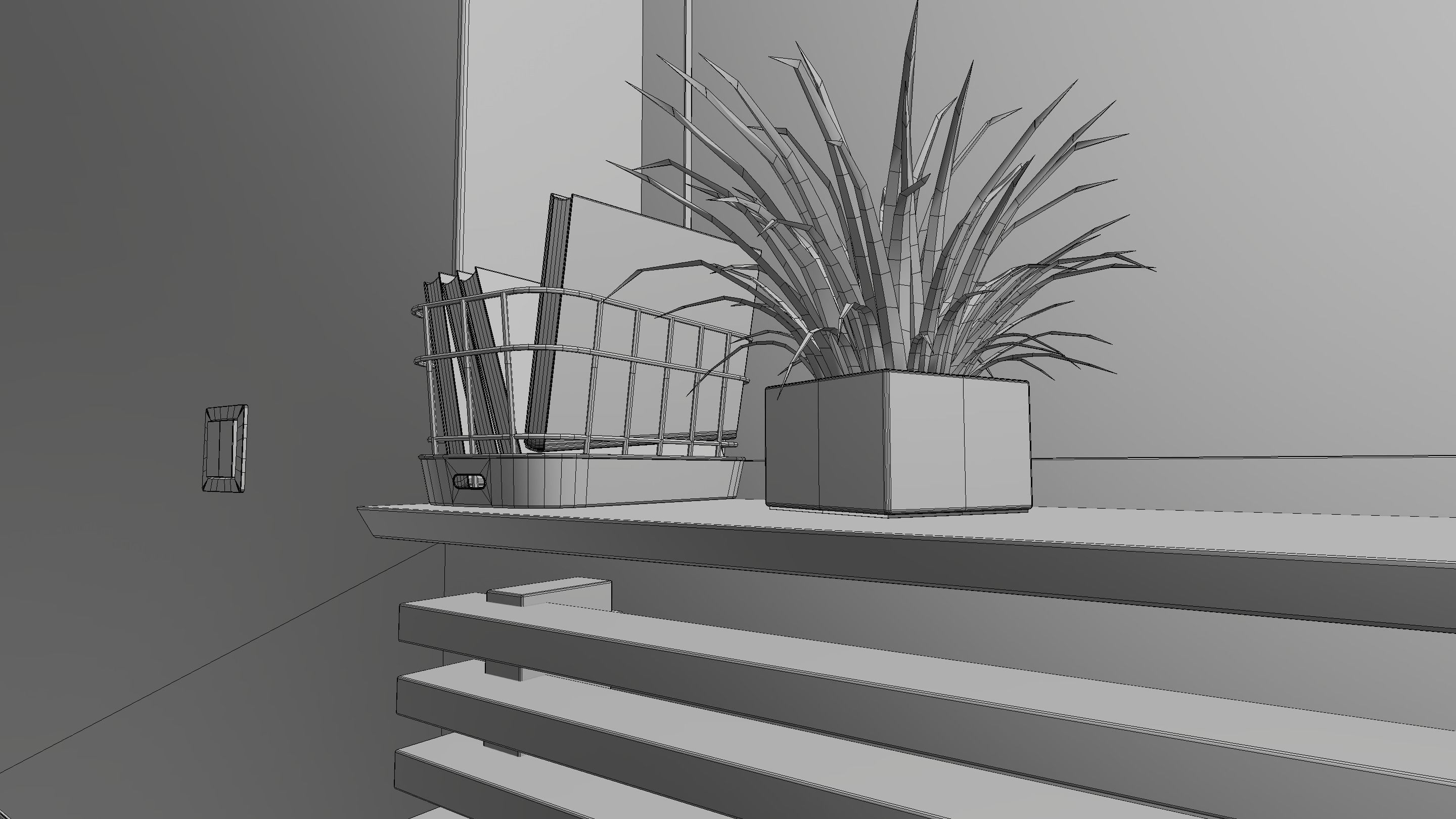 Layout Interior 26 sqm 3D model_33