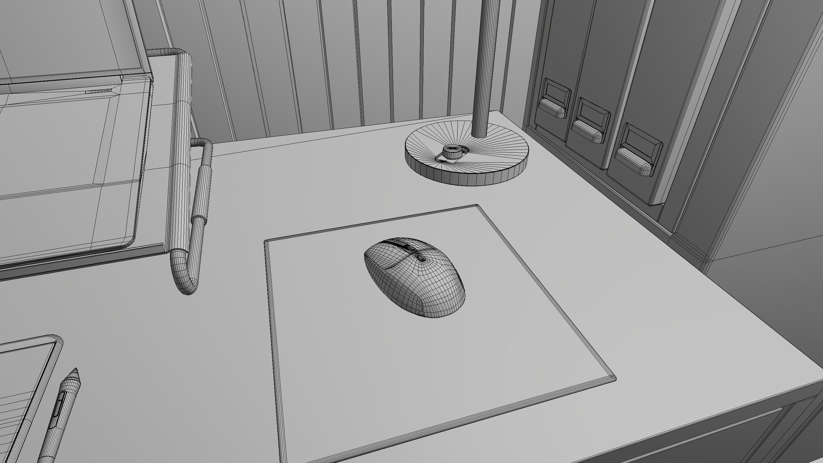 Layout Interior 26 sqm 3D model_31
