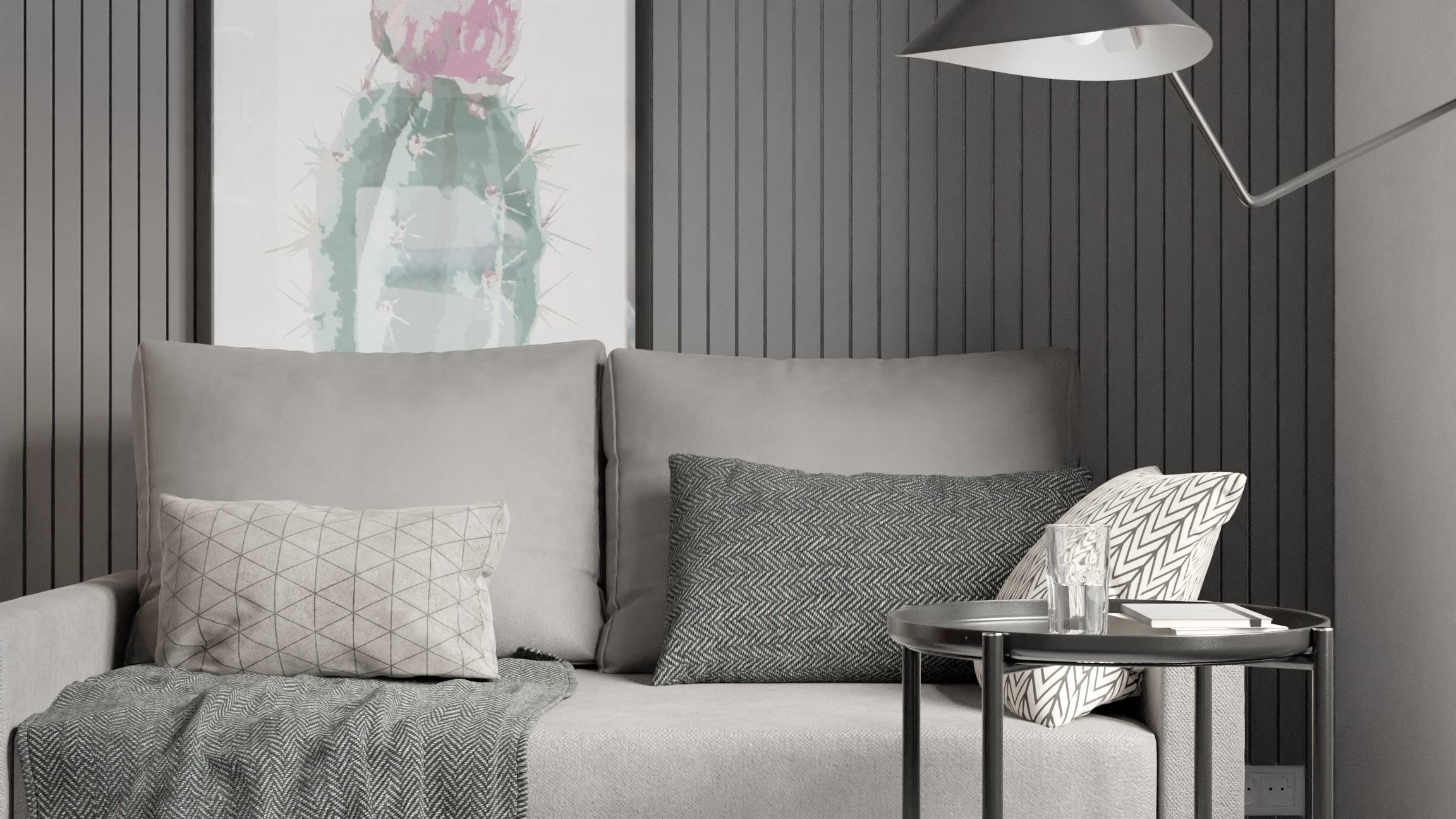 Layout Interior 26 sqm 3D model_5