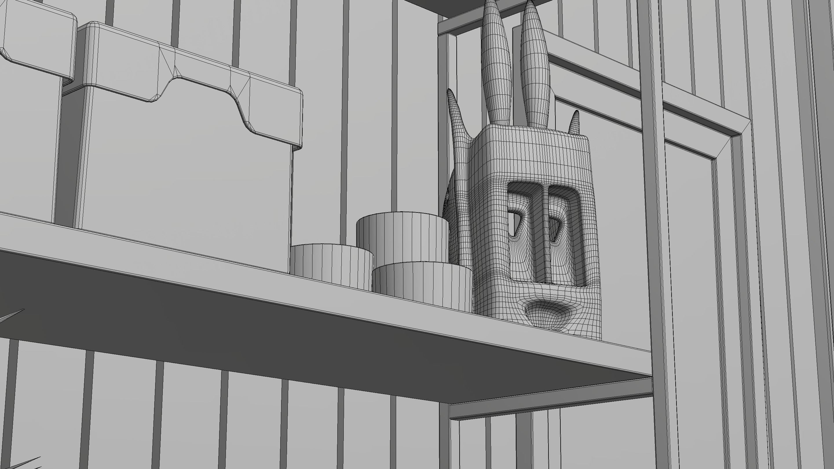 Layout Interior 26 sqm 3D model_29