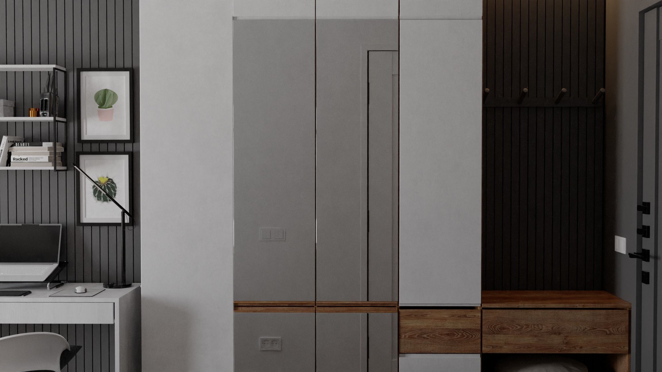 Layout Interior 26 sqm 3D model_7