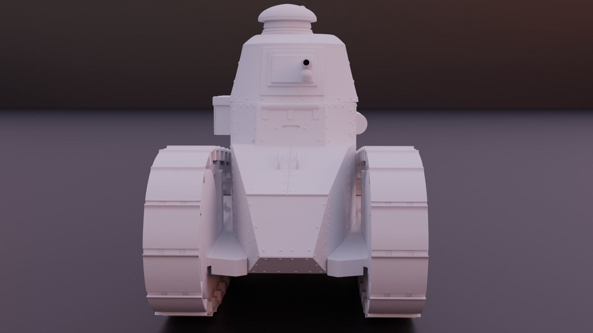 Renault Ft WW1 Tank Free 3D print model_2
