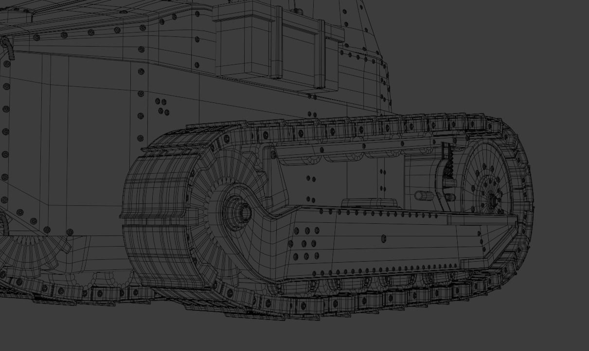 Renault Ft WW1 Tank Free 3D print model_14