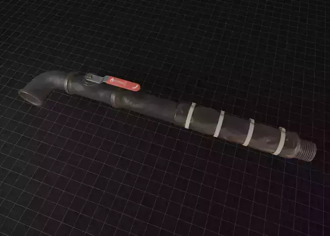 Pipe Mele Weapon Low-poly 3D model