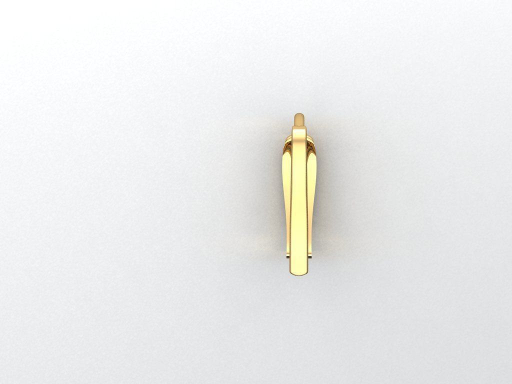 Lock for earrings 5 3D print model_1