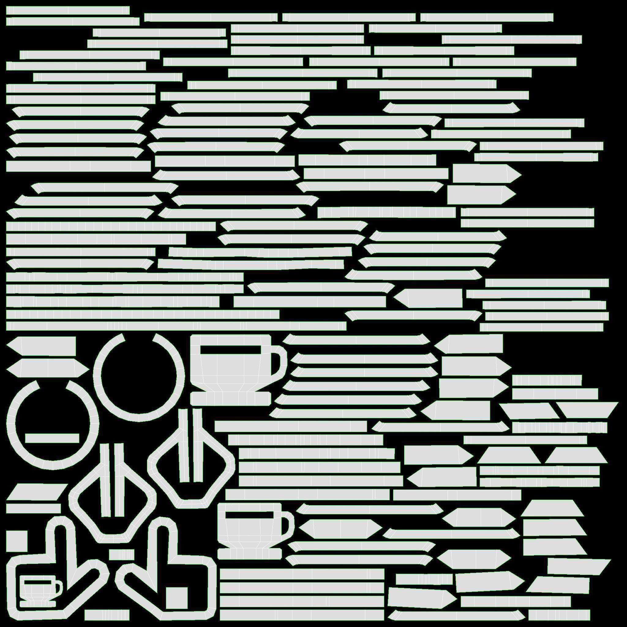 Espresso coffee machine with two cups 3D model_12