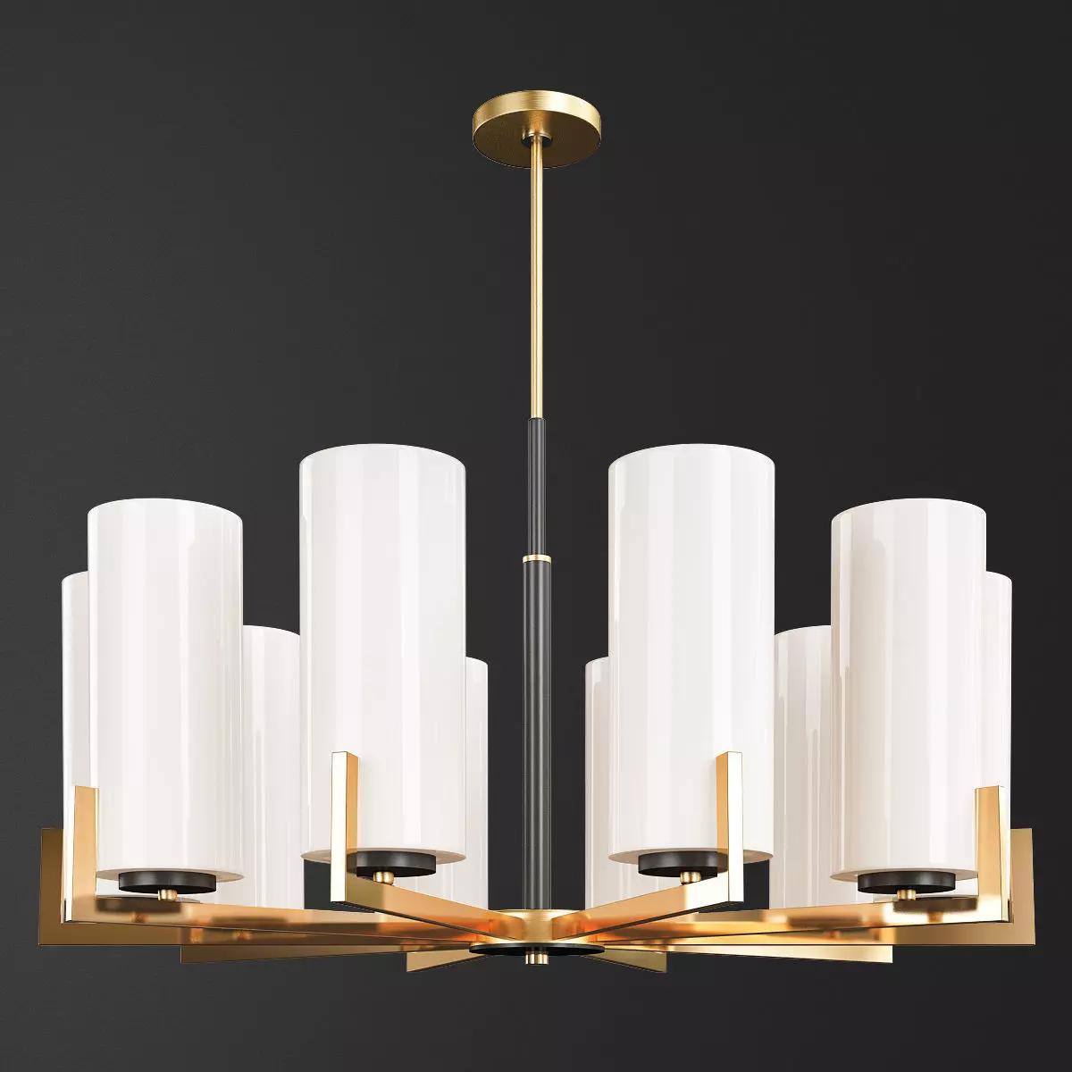 Chandelier Fortano Low-poly 3D model