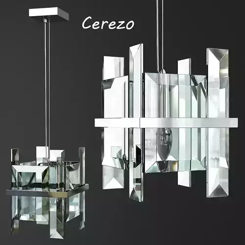 Hanging lamp Cerezo Low-poly 3D model
