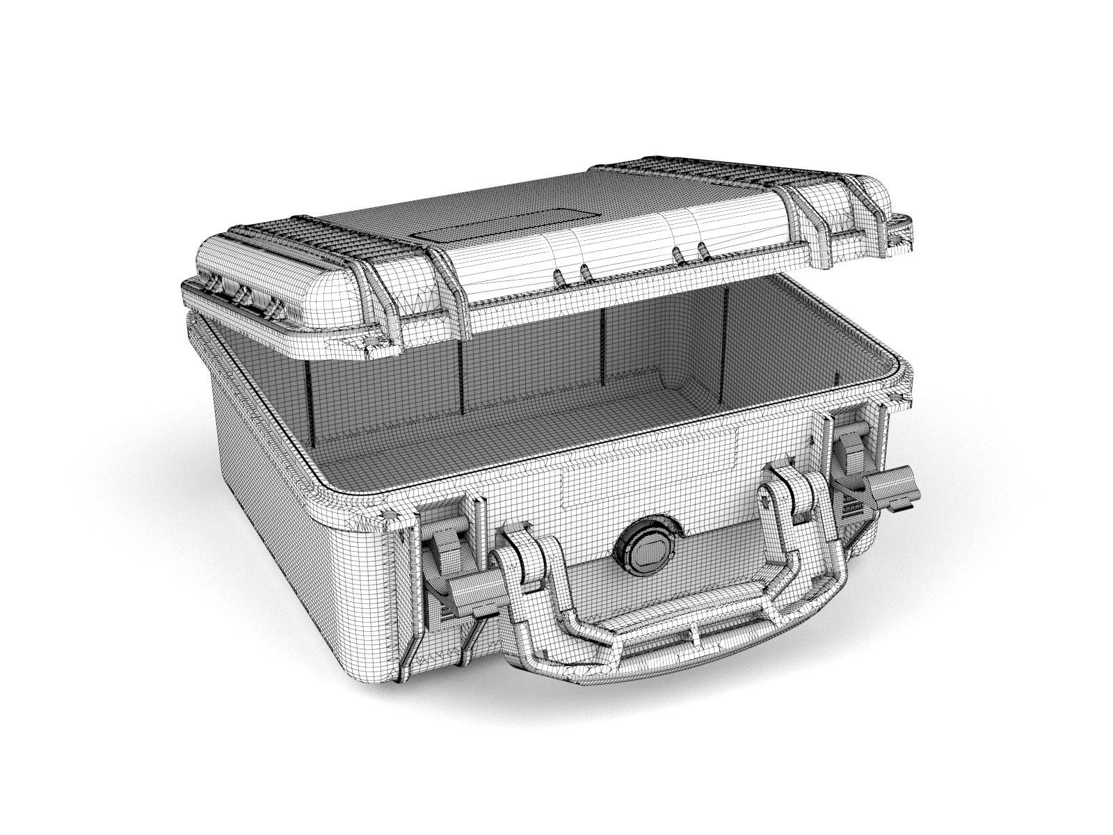 Pelican case 3D model_1