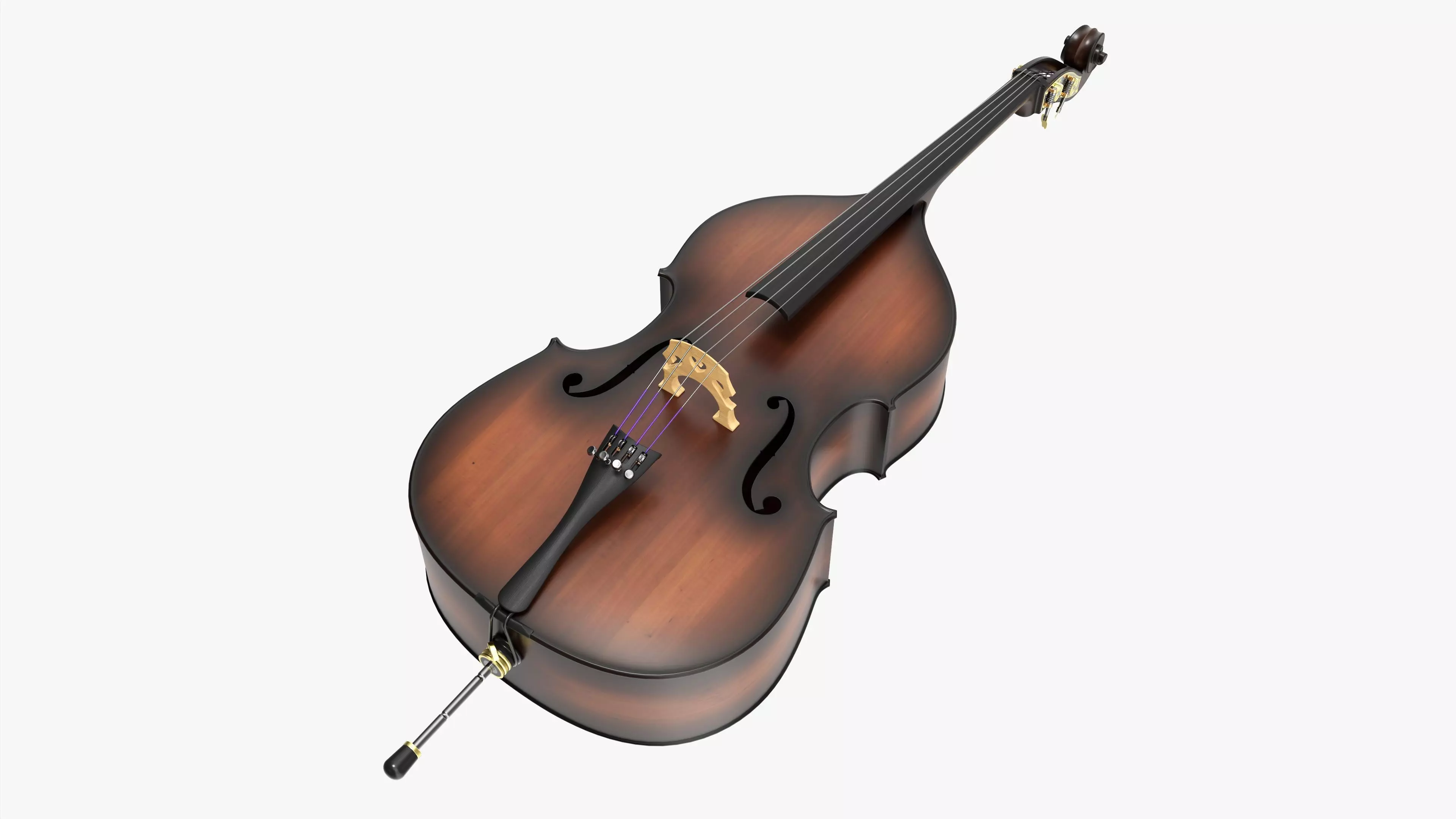Double bass 02 3D model