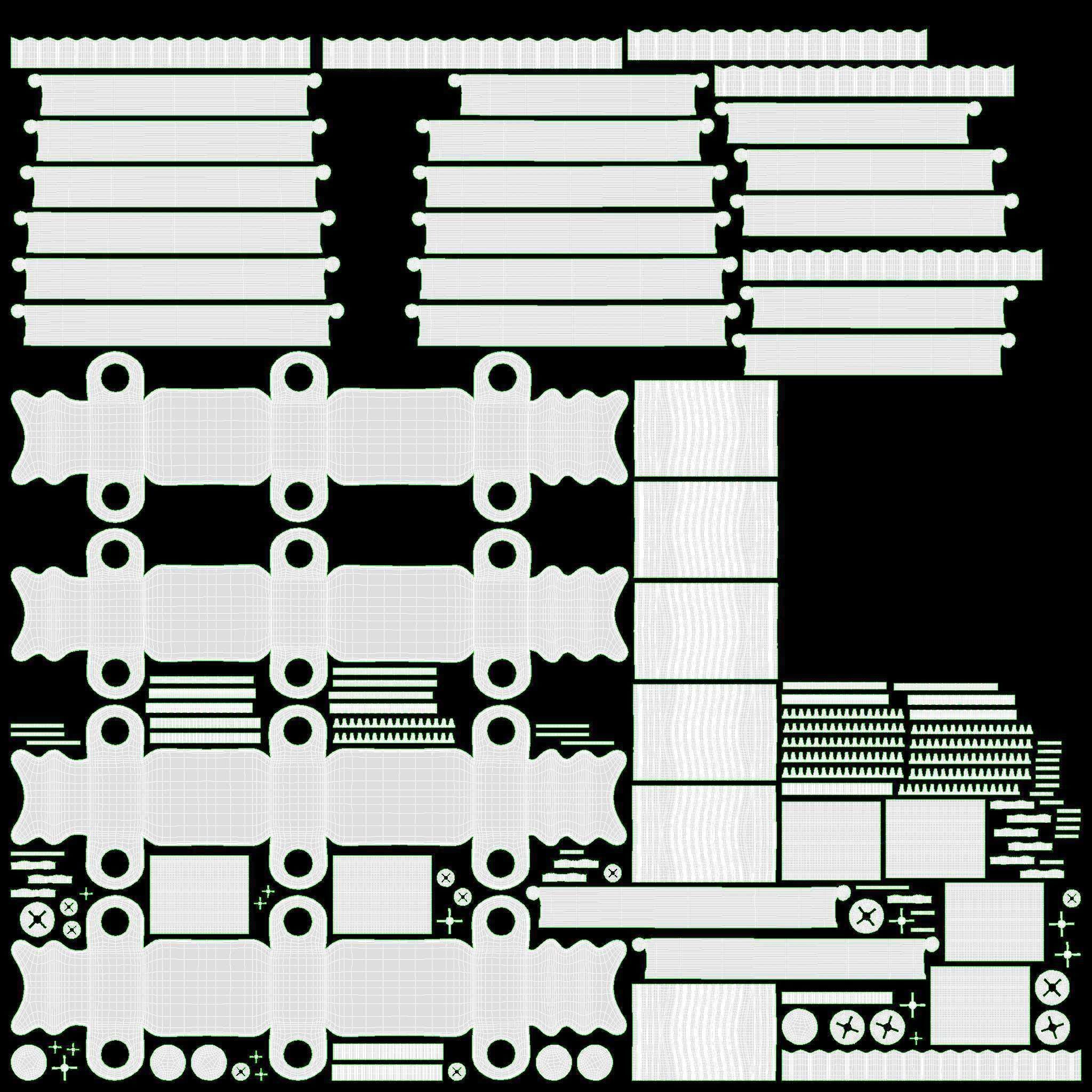 Lute string instrument 3D model_14