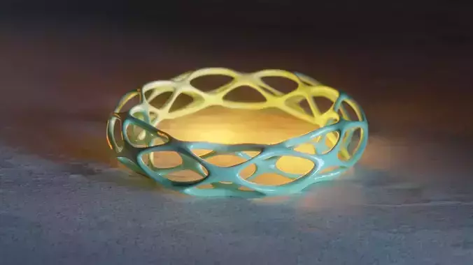 Voronoi Torus Bangle