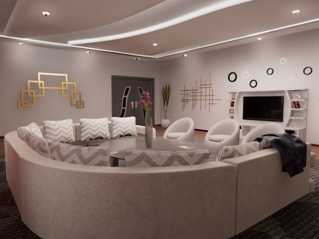 Interior scene for Autodesk Maya and Arnold renderer 3D model_2