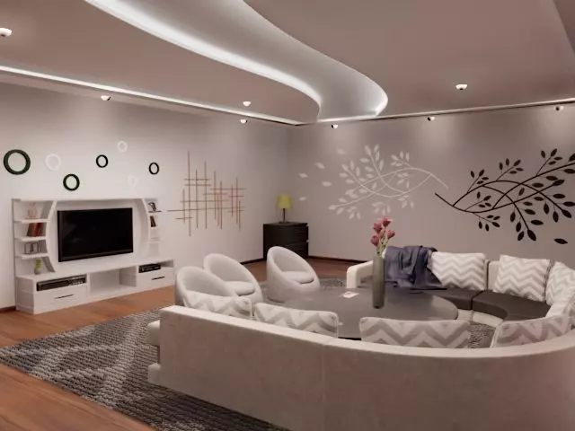 Interior scene for Autodesk Maya and Arnold renderer 3D model_0