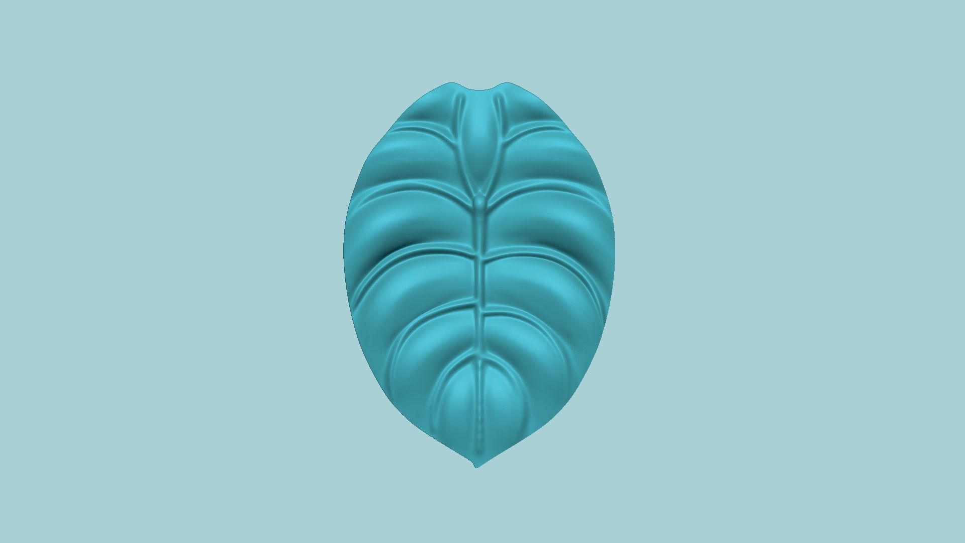Cuprea Alocasia - Molding Arrangement EVA Foam Craft 3D print model_5