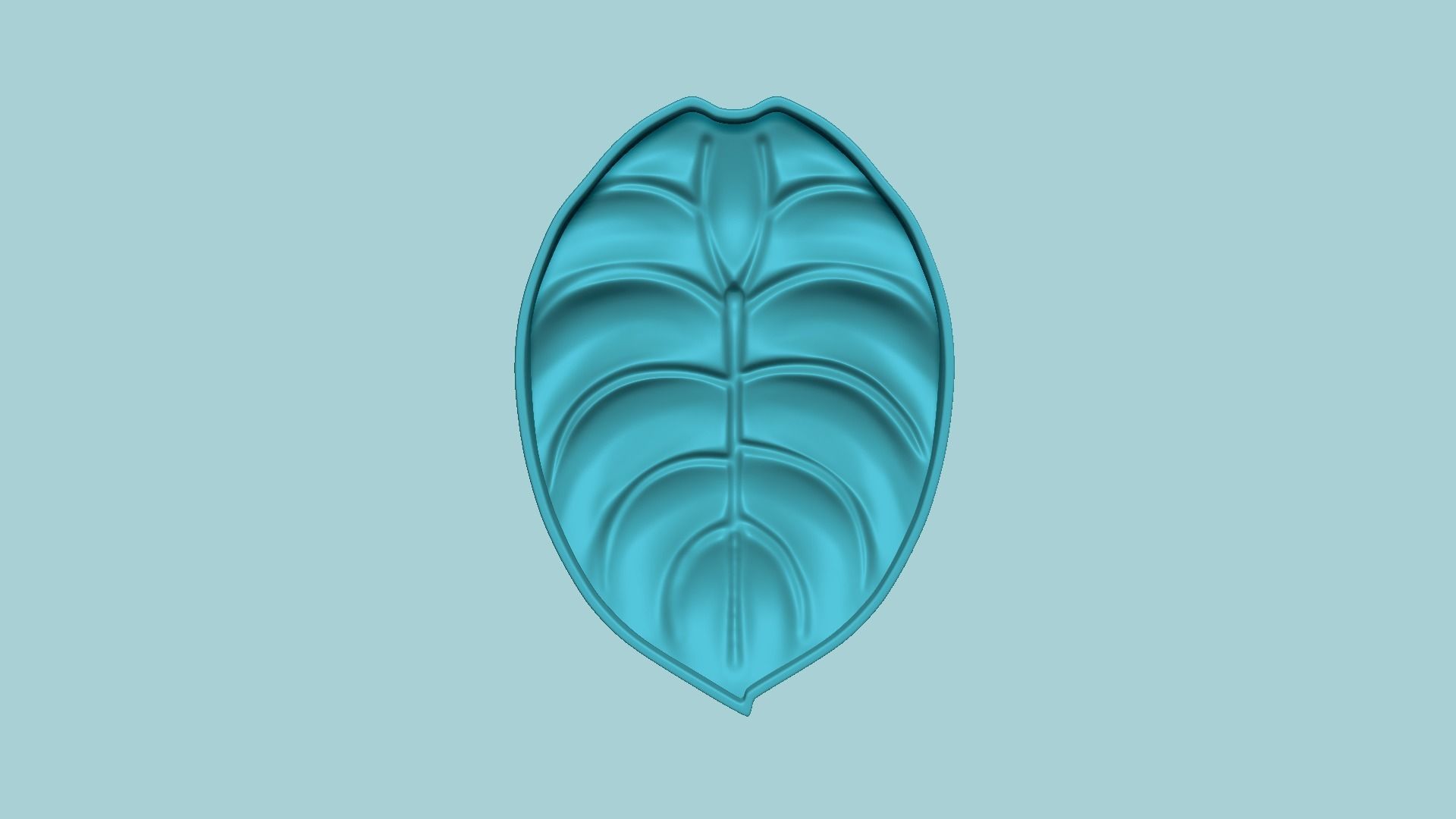 Cuprea Alocasia - Molding Arrangement EVA Foam Craft 3D print model_9