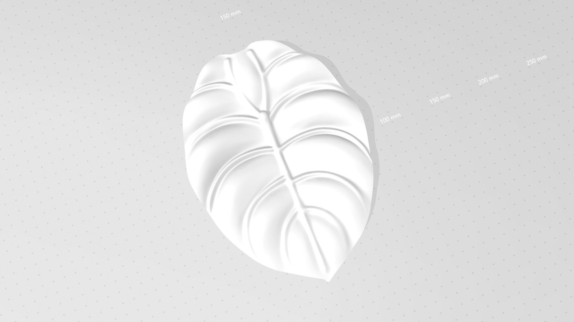 Cuprea Alocasia - Molding Arrangement EVA Foam Craft 3D print model_13