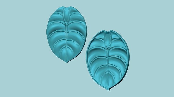 Cuprea Alocasia - Molding Arrangement EVA Foam Craft 3D print model
