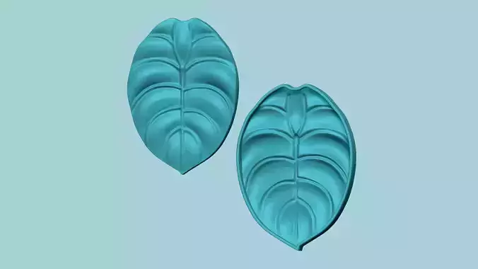 Cuprea Alocasia - Molding Arrangement EVA Foam Craft 3D print model