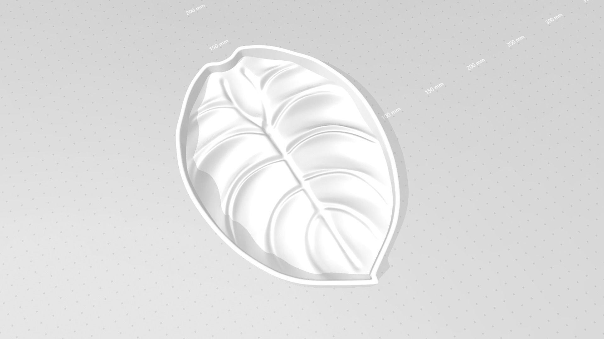 Cuprea Alocasia - Molding Arrangement EVA Foam Craft 3D print model_16