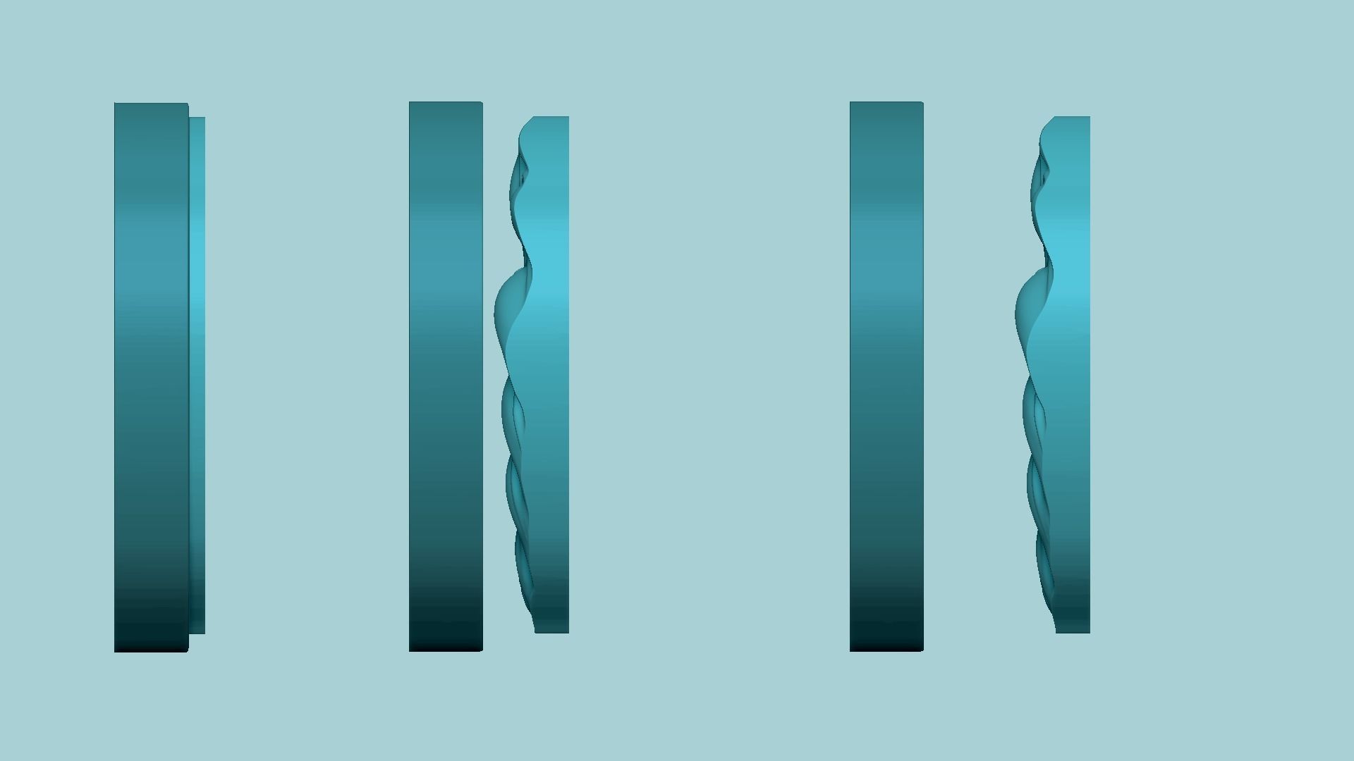 Cuprea Alocasia - Molding Arrangement EVA Foam Craft 3D print model_3