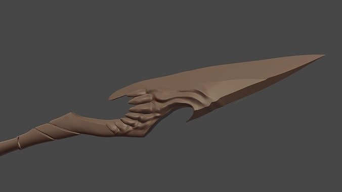 league of legends Kalista spear cosplay 3D print model