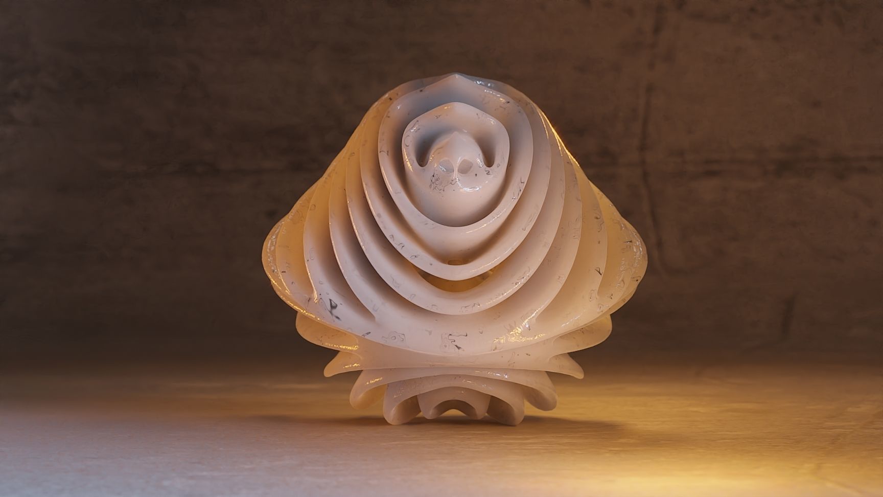 Shell Ornament 3D print model_1