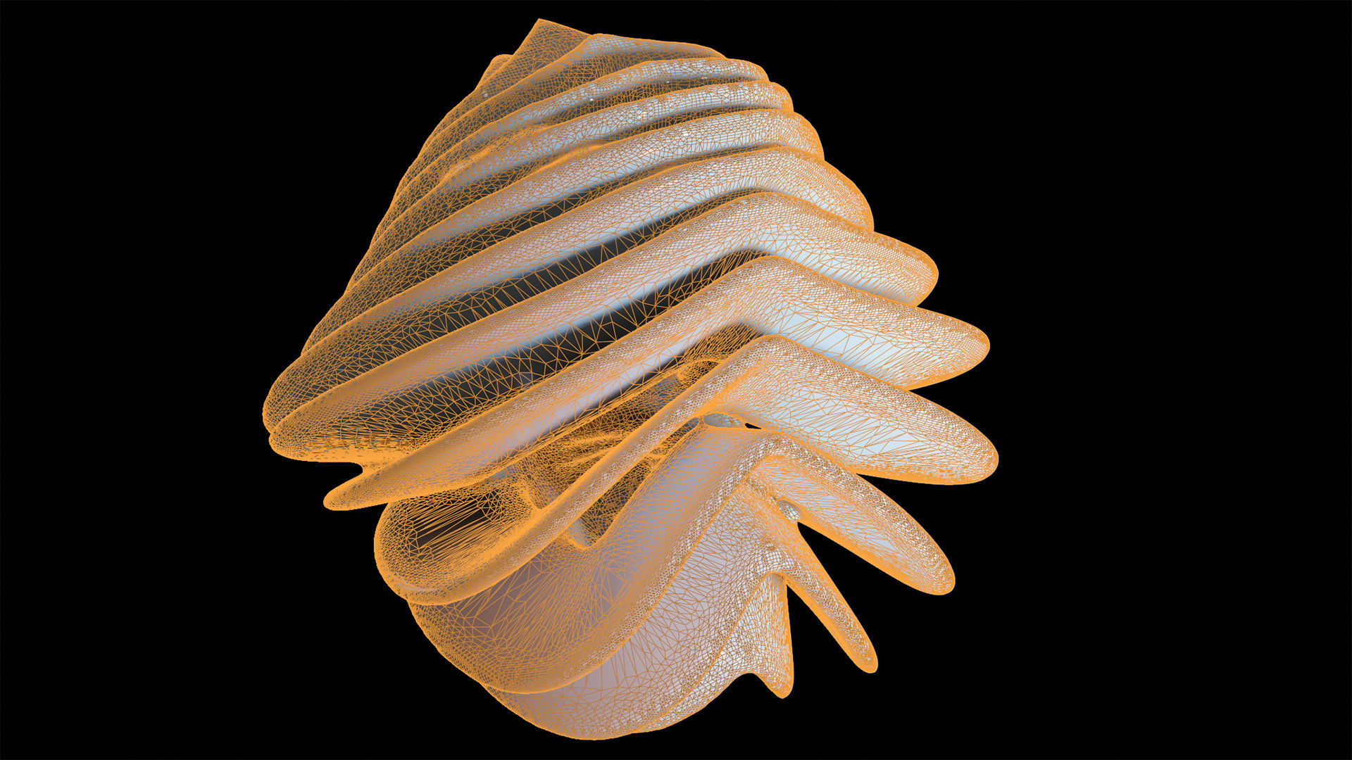 Shell Ornament 3D print model_9