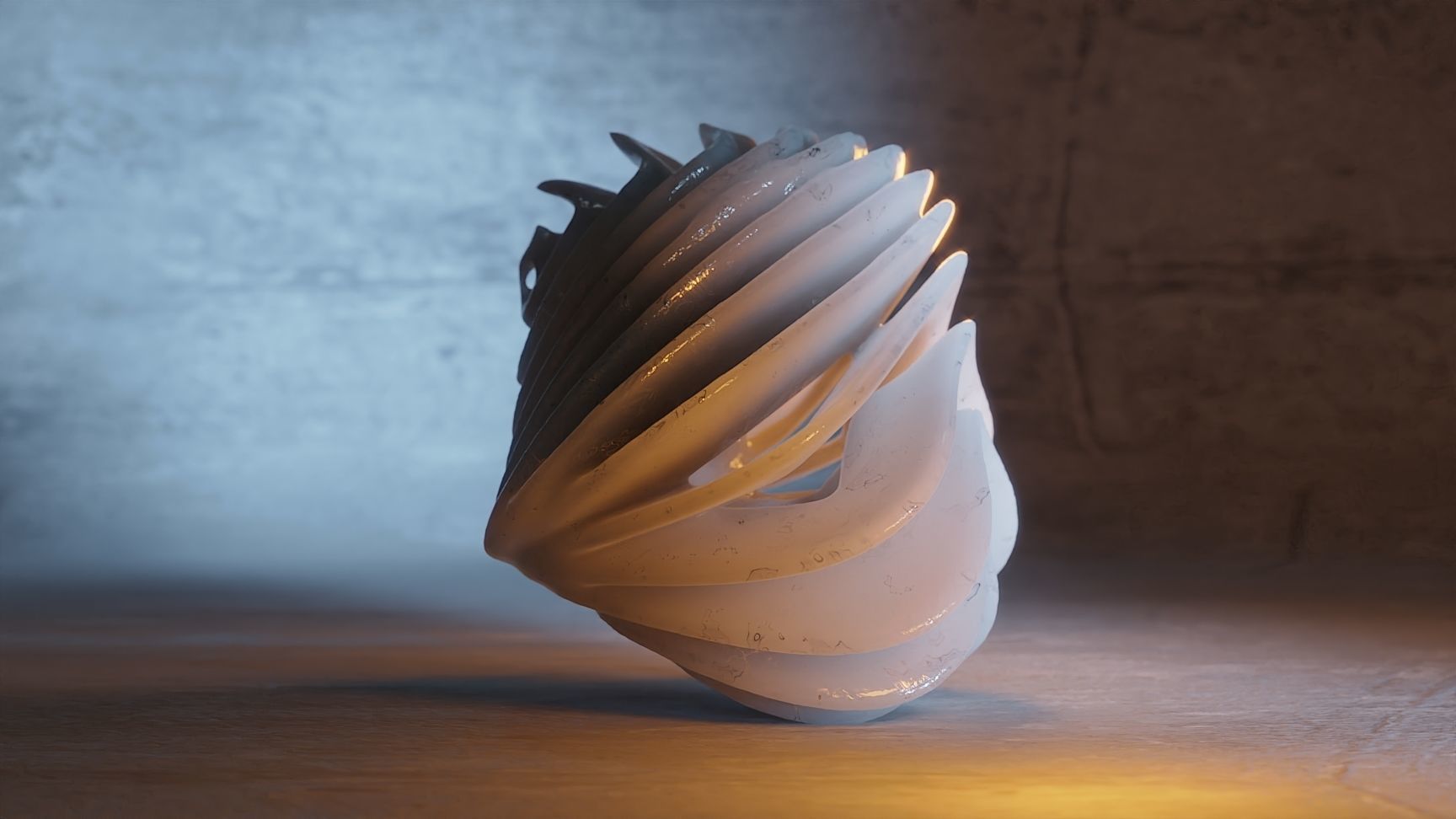 Shell Ornament 3D print model_2