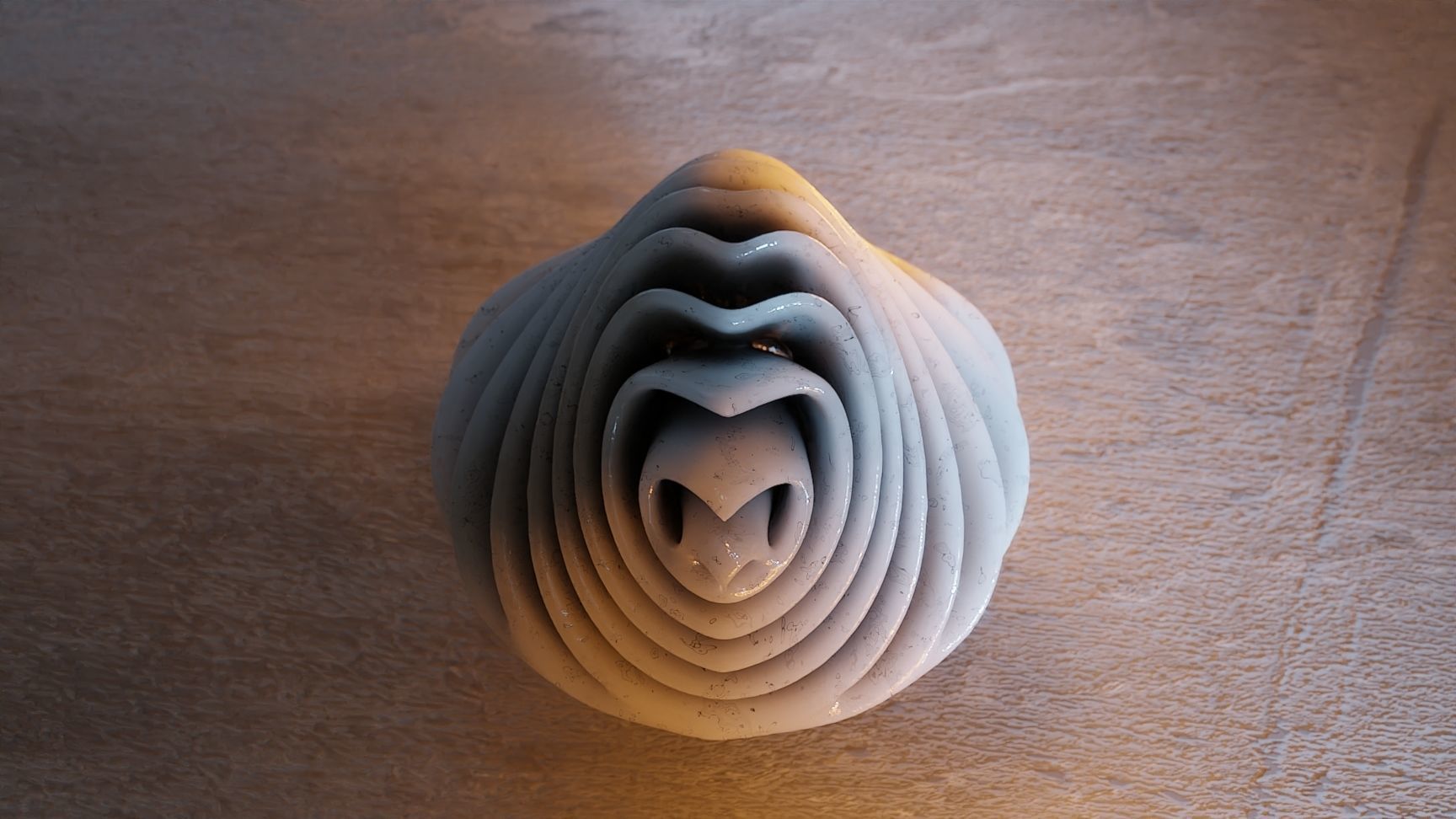 Shell Ornament 3D print model_5