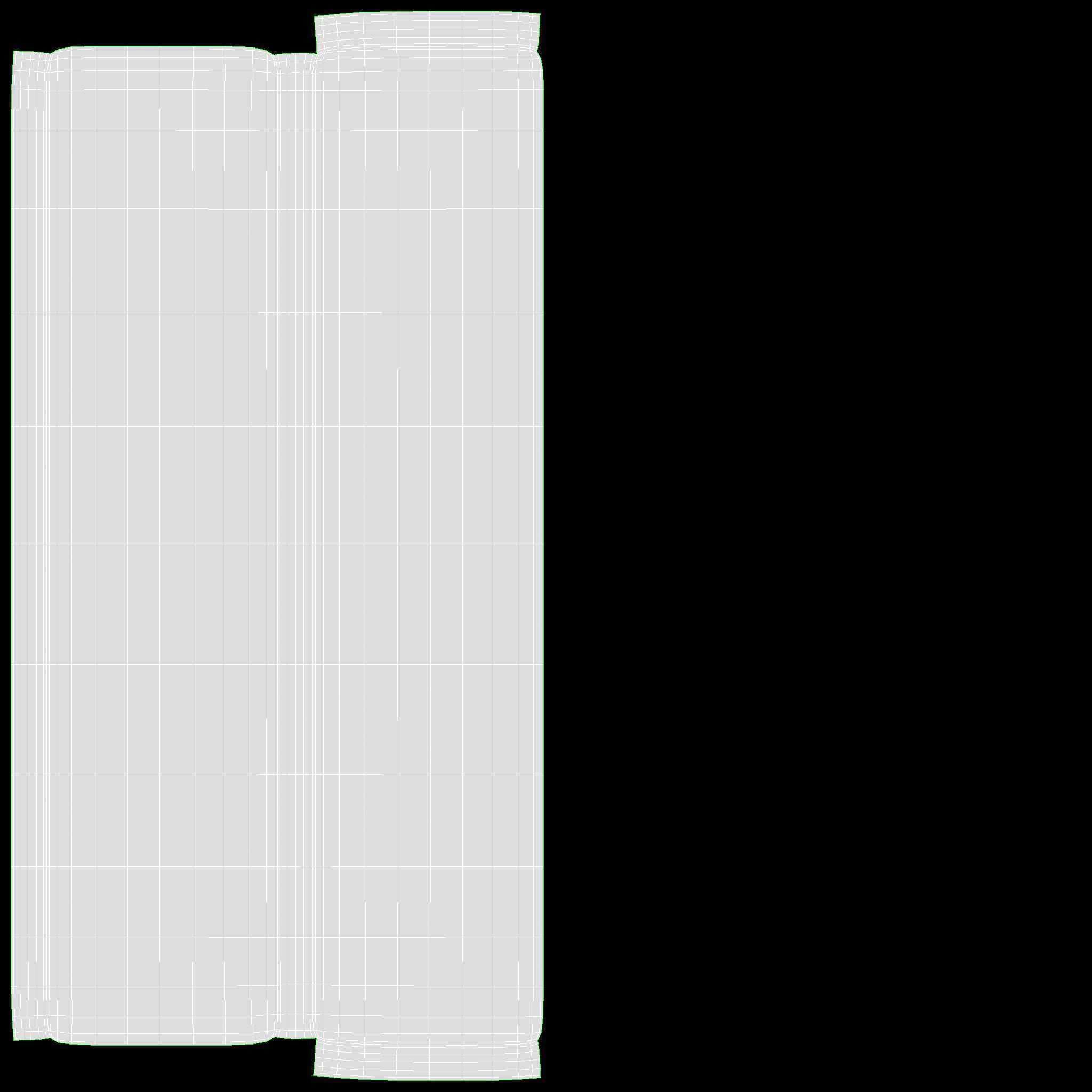 Outlet frame set EU US UK white 3D model_16