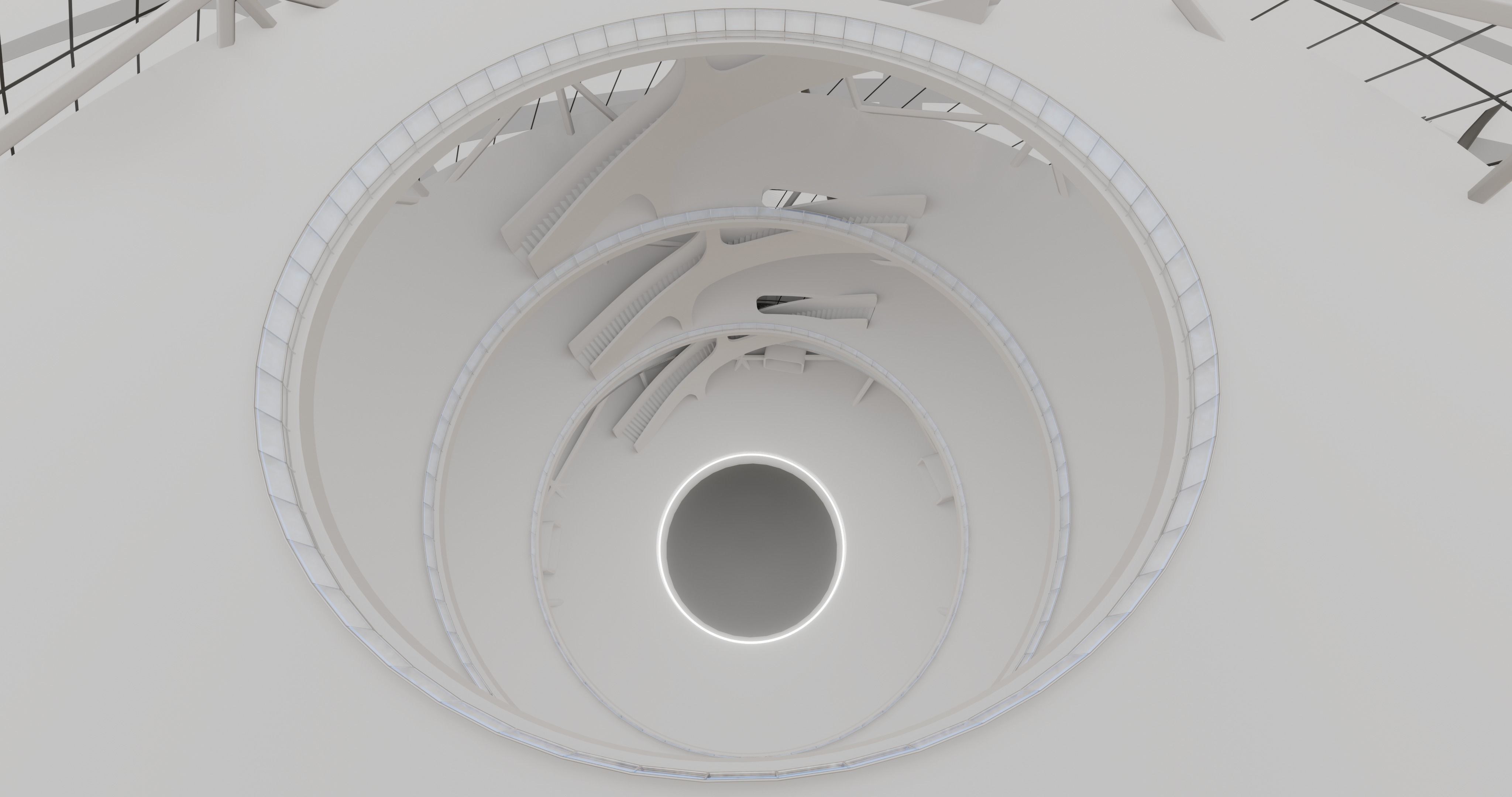 Futuristic Expo Center 3D model 3D model_2