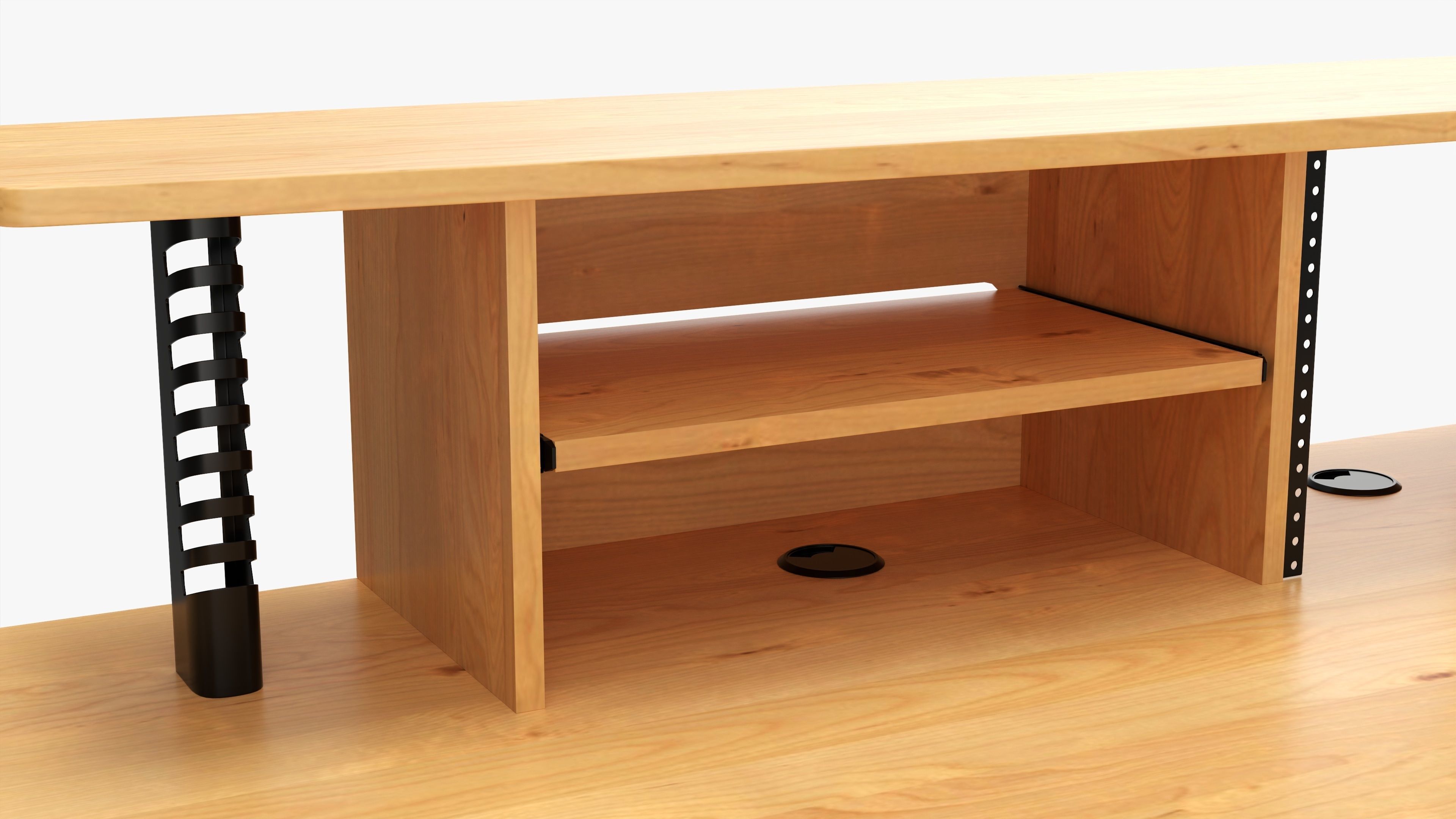 Professional recording workstation 3D model_5