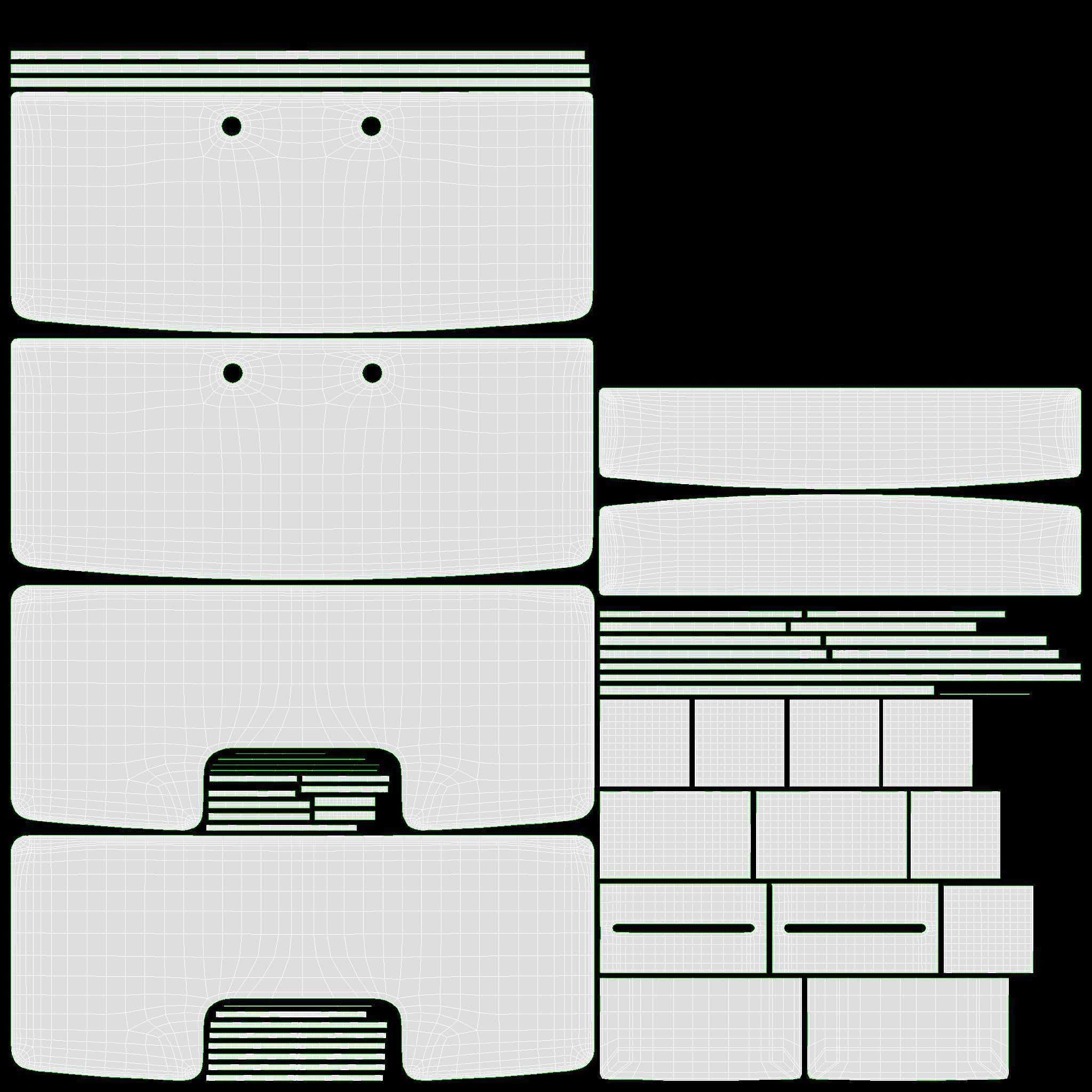 Professional recording workstation 3D model_15