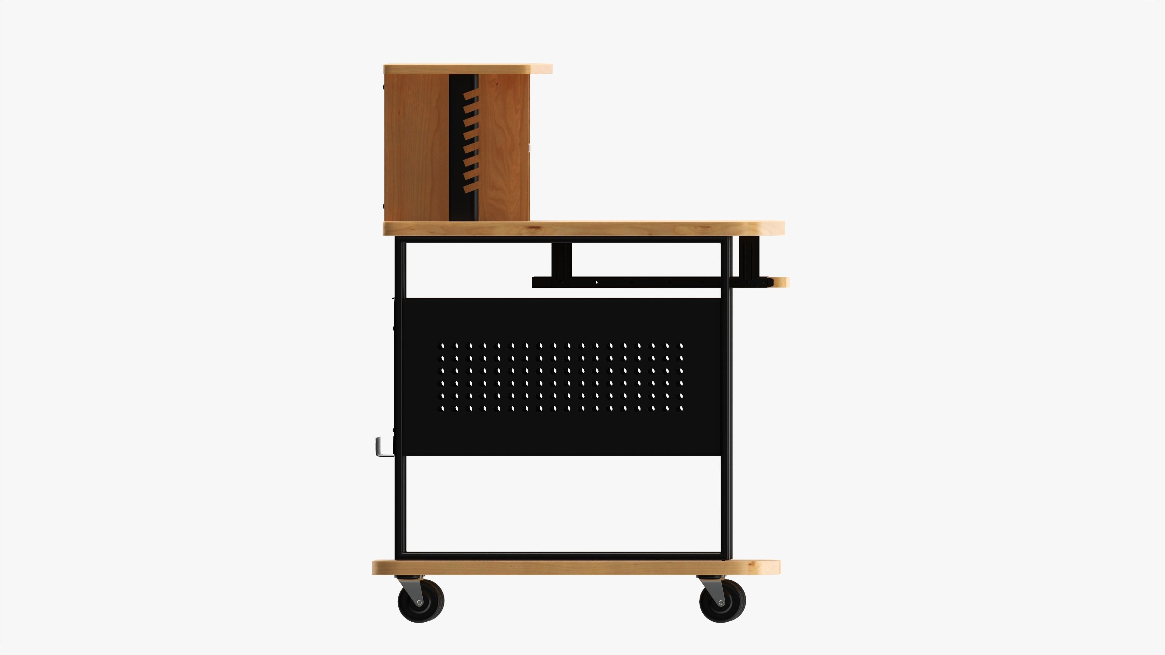 Professional recording workstation 3D model_4