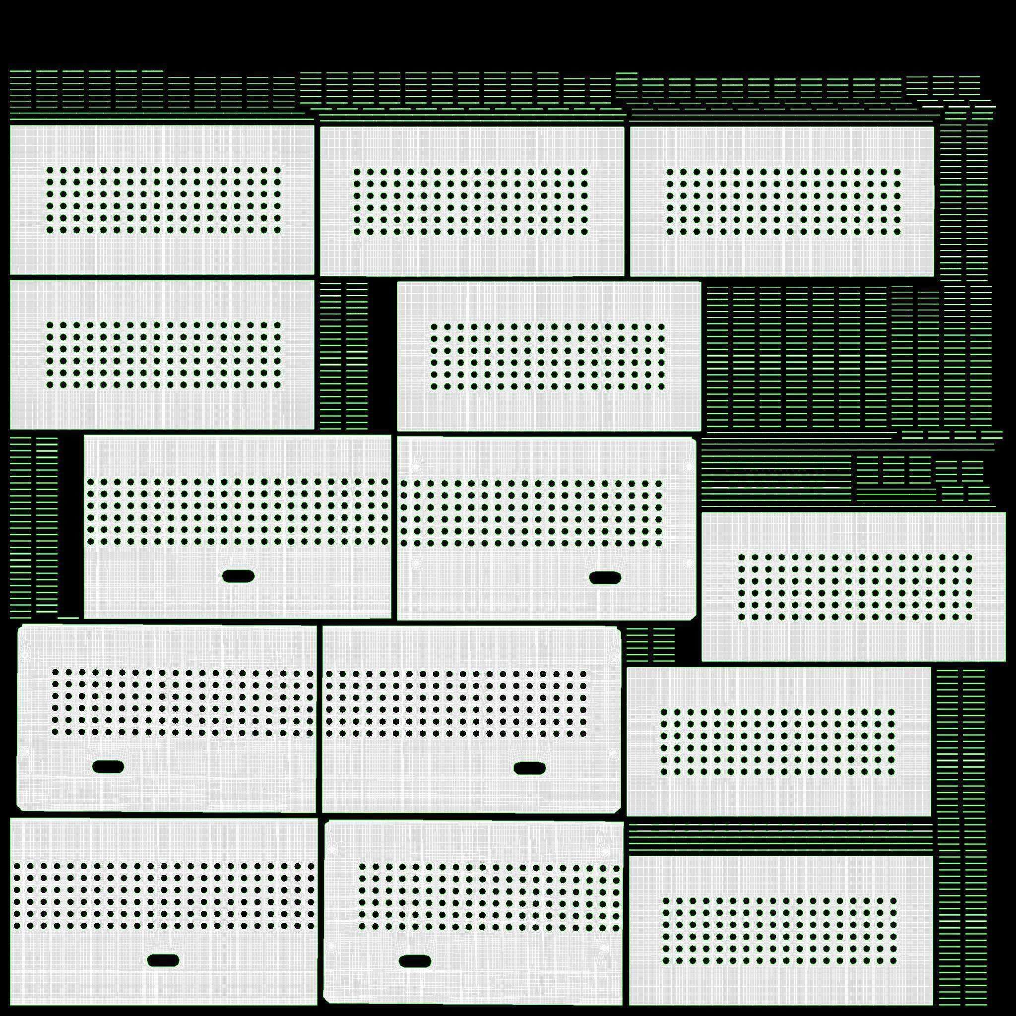 Professional recording workstation 3D model_13
