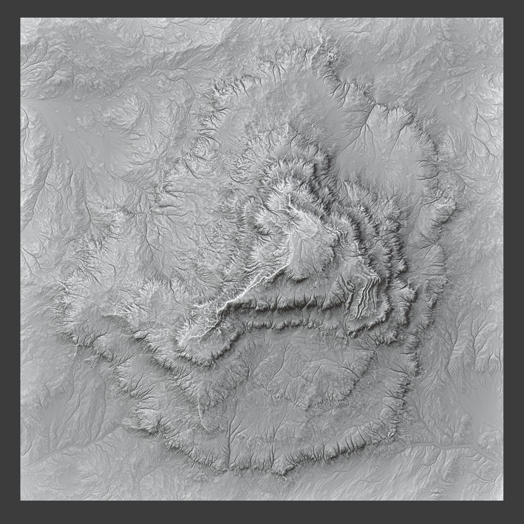 8K Detailed Cliff Landscape 3D model_5