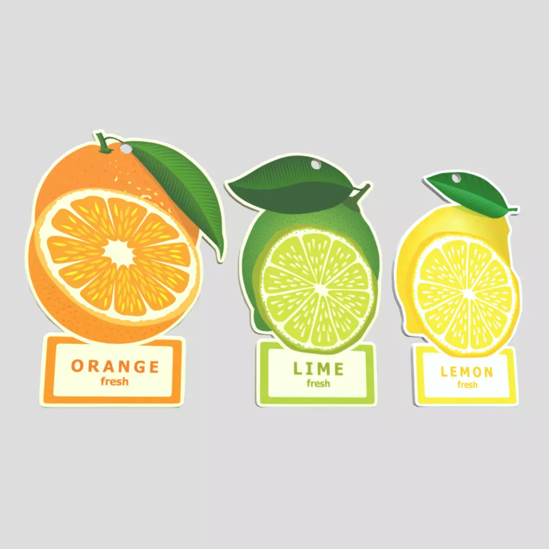 Air Freshener Pack Low-poly 3D model_0