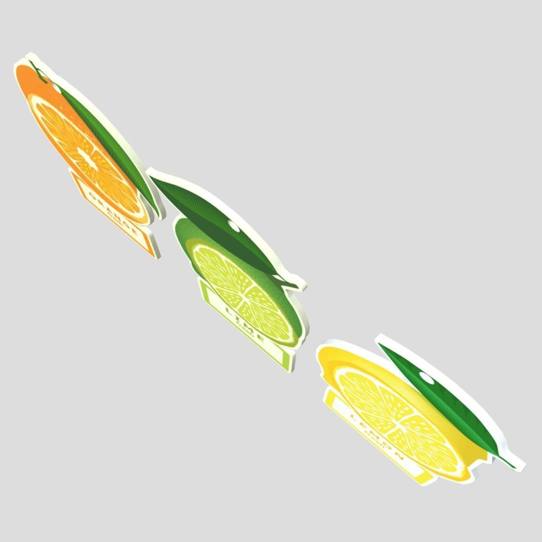 Air Freshener Pack Low-poly 3D model_6