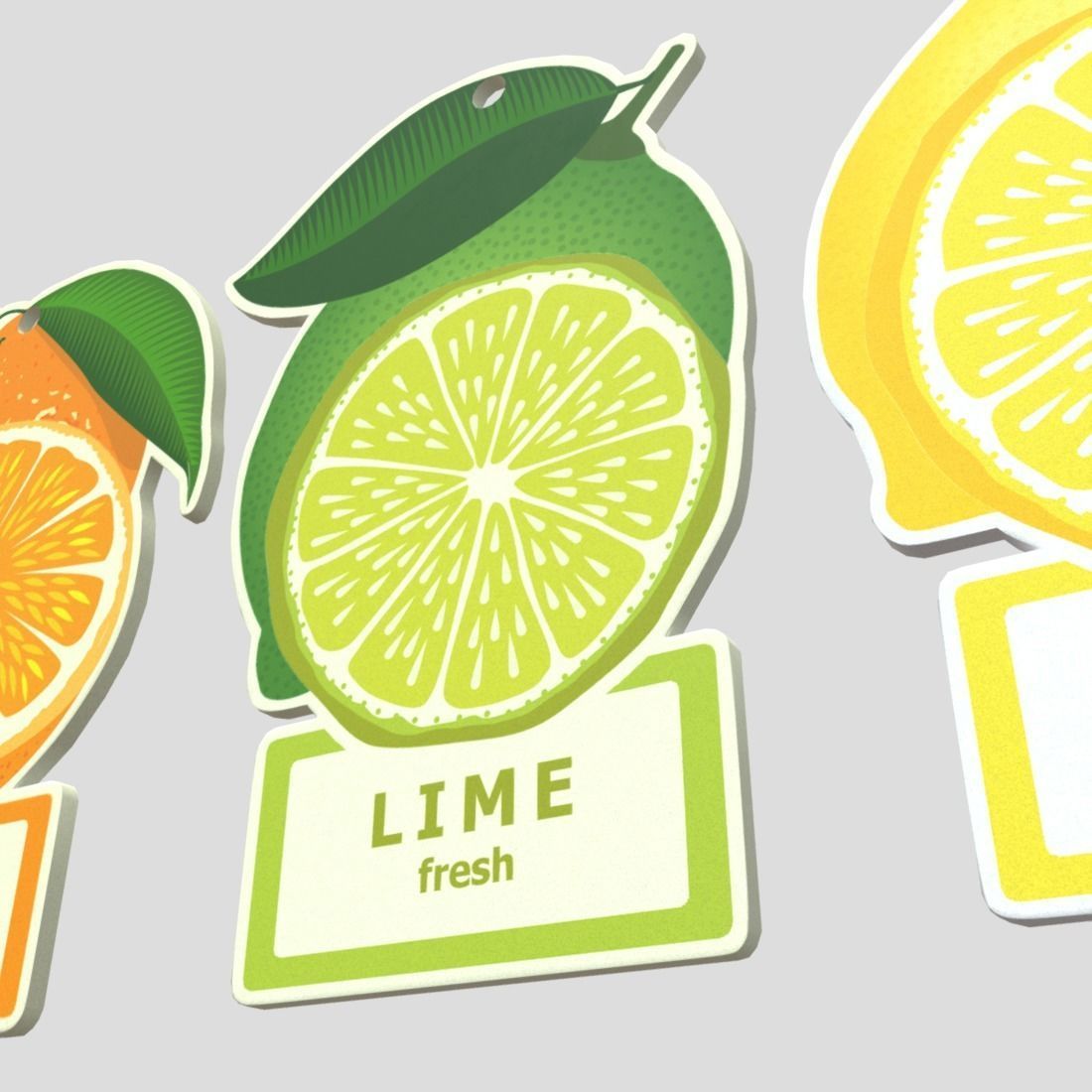 Air Freshener Pack Low-poly 3D model_12